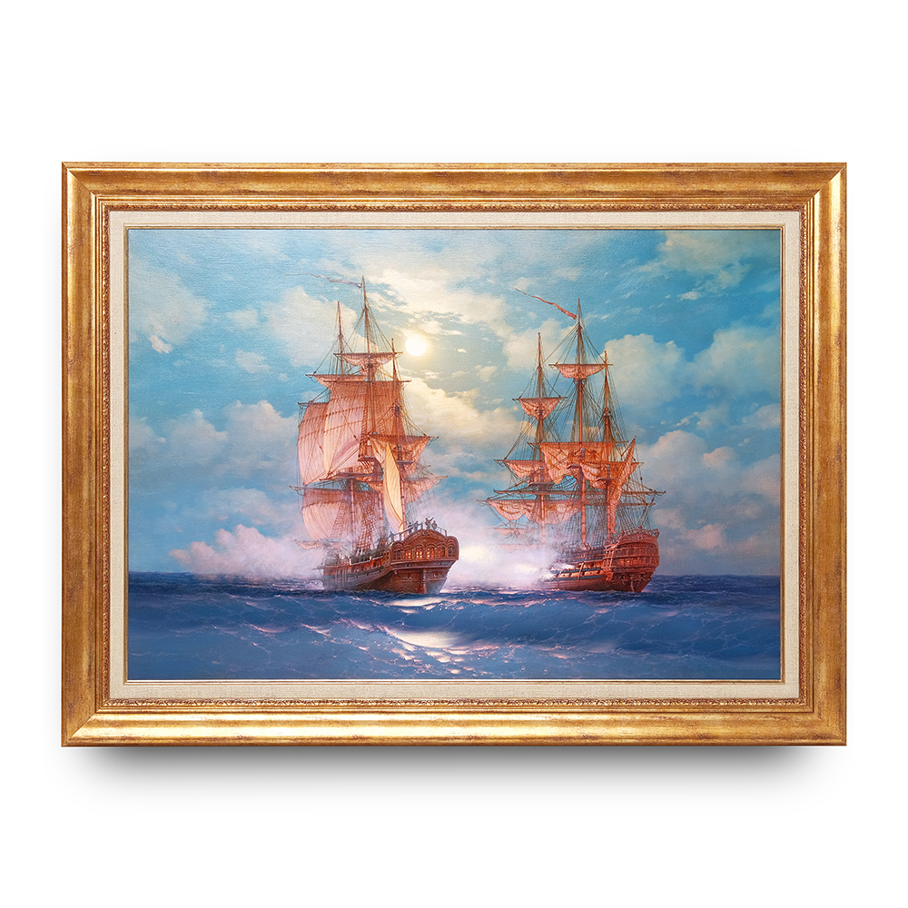 Картина “Морской бой”